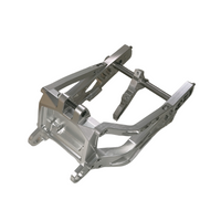 Top view of Billet V1 Swingarm (Softail 2018+) showing reinforced structure and lightweight aluminum frame for Softail motorcycles.