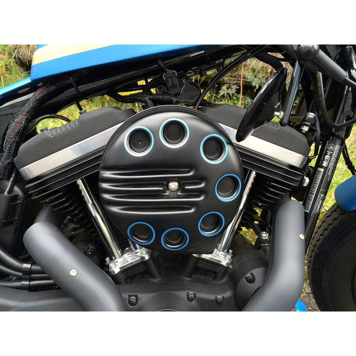 Cult-Werk Air filter cover SLOTTED Sportster 2016+