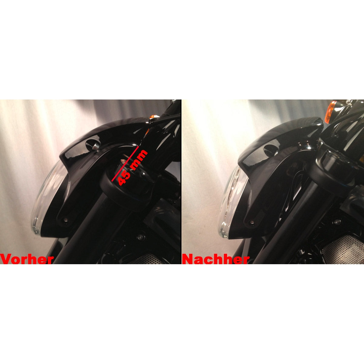 Cult-Werk Headlight lowering kit Night Rod Special 2012-2017