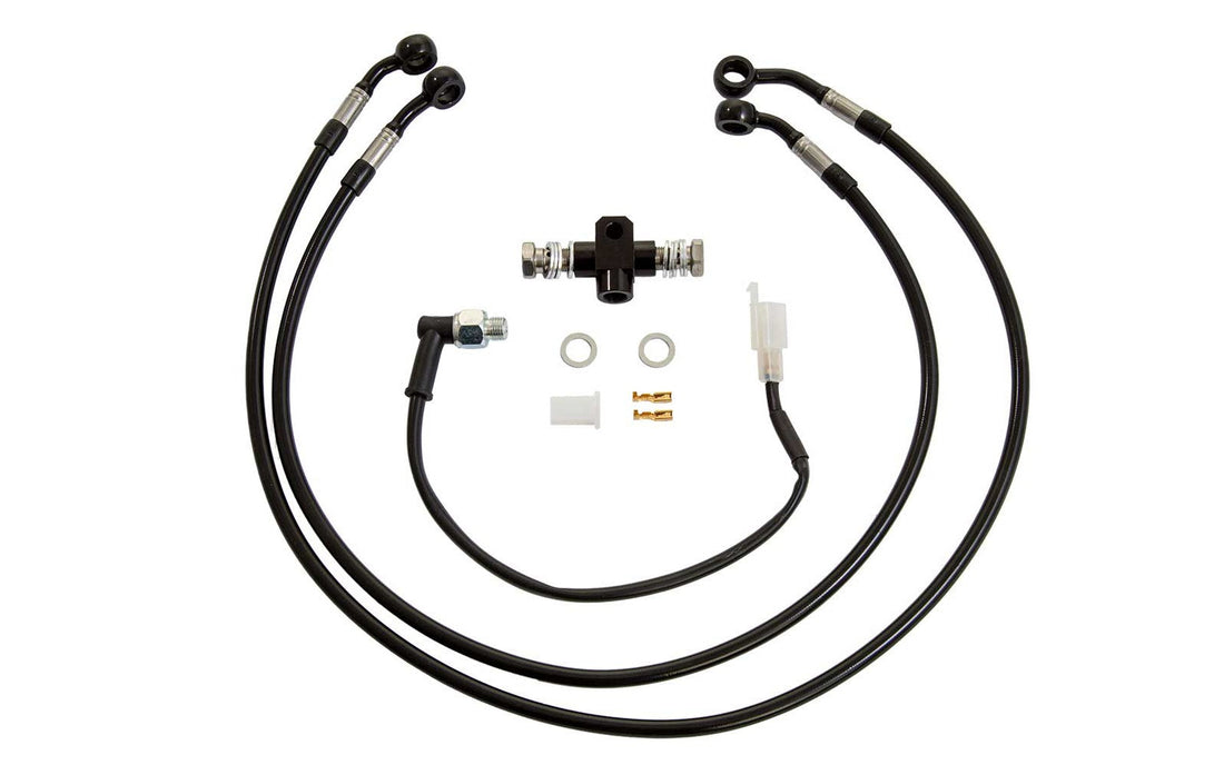 Rick's Forward Controls 4" Brake Lines - Softail 18-up