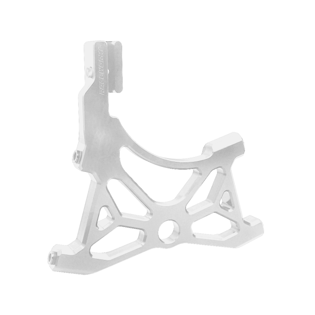 Raceworks Dual Rear Radial Caliper Mount 108MM (Dyna 2000+) Raw