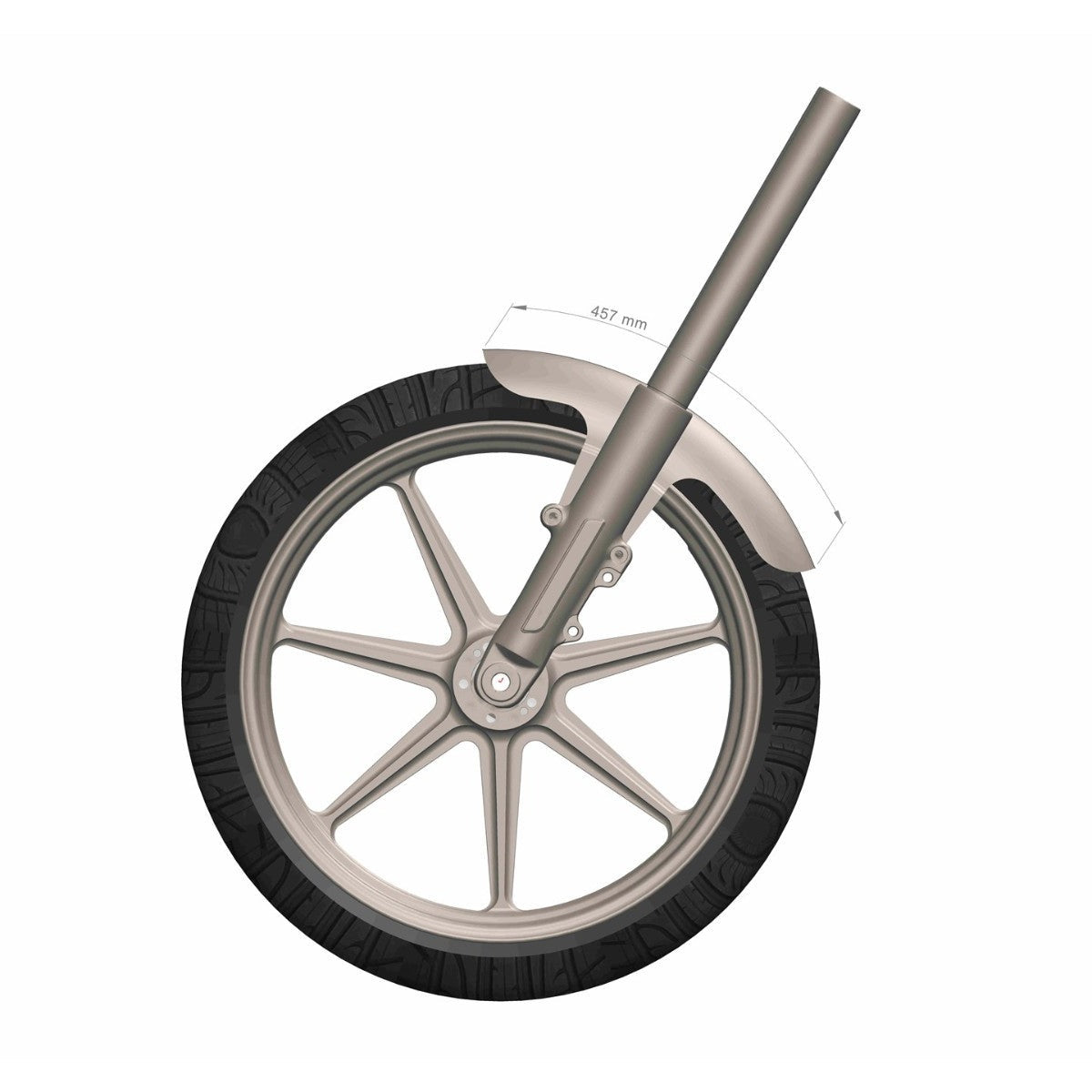Rick's 21" Short Front Fender (Touring)