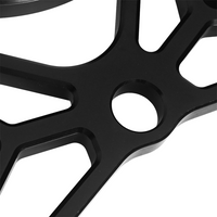 Raceworks Dual Rear Radial Caliper Mount 108MM (Dyna 2000+) Black