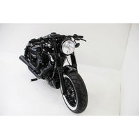 Cult-Werk 7" headlight, black with clear glass Sportster