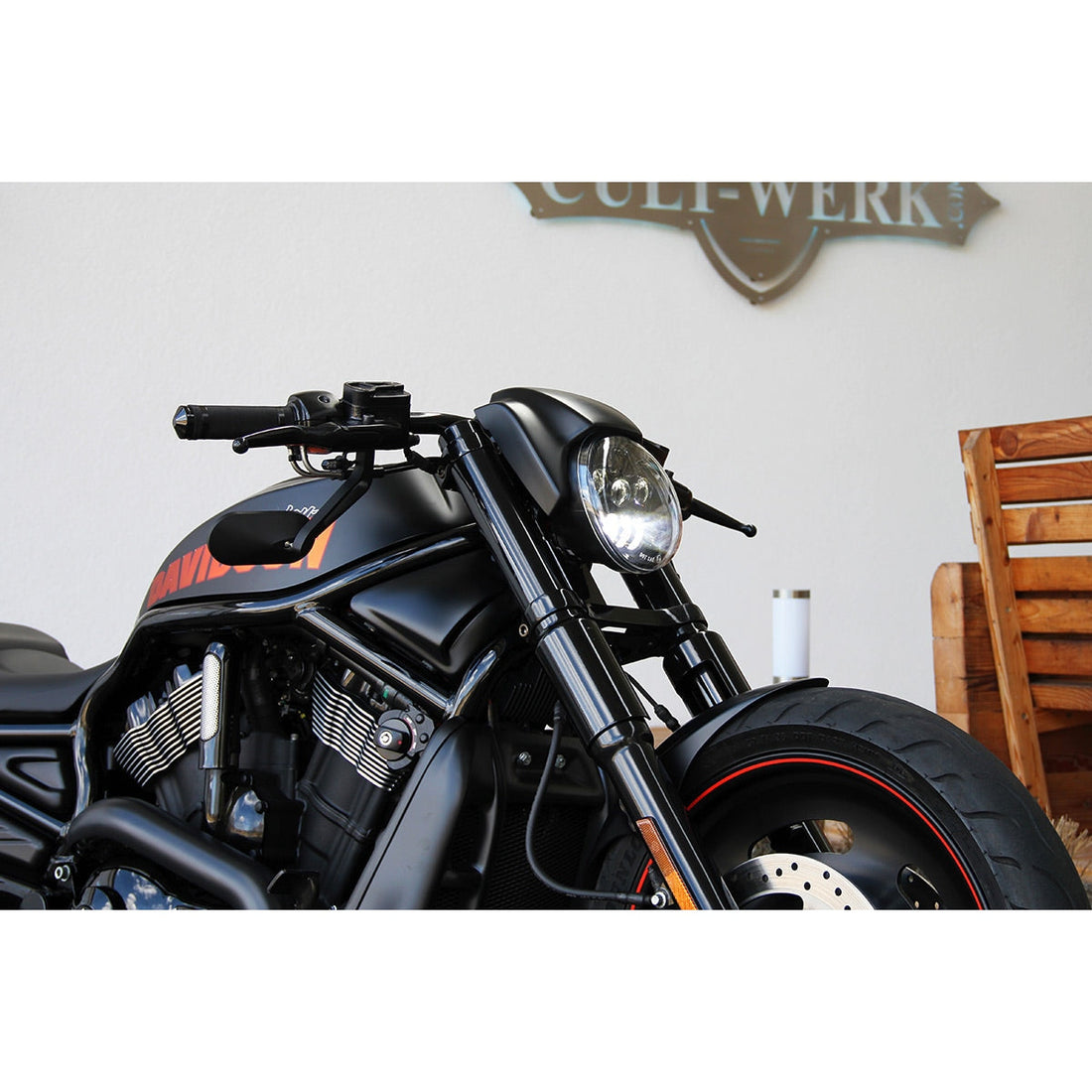 Cult-Werk Headlight mask NEW NIGHT ROD STYLE V-Rod 2002-2011