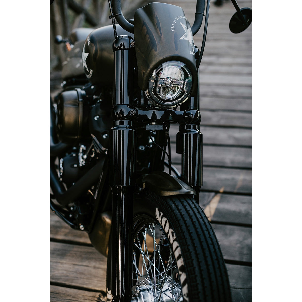 Cult-Werk Lower fork cover Dyna 2007-2017