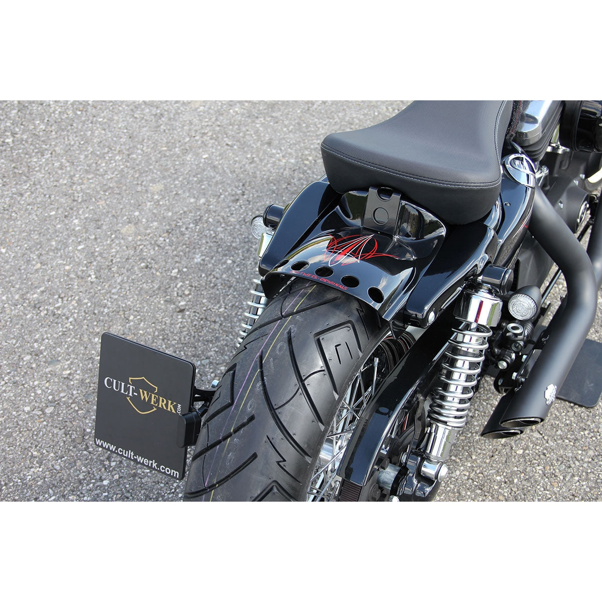Cult-Werk Rear fender BOBBER SHORT (Sportster 2004+)