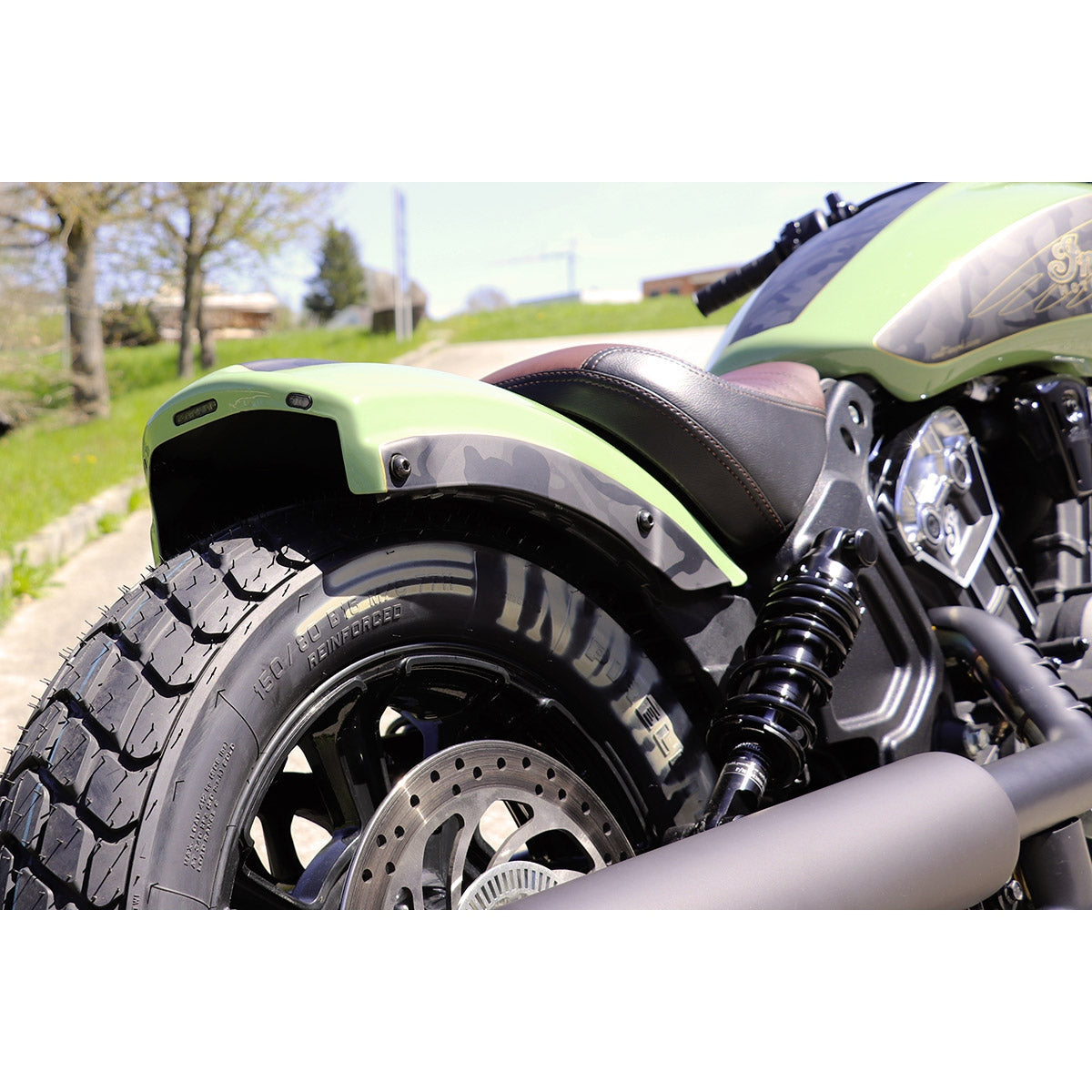 Cult-Werk Rear fender BOBBER including lighting Scout Bobber 2018+
