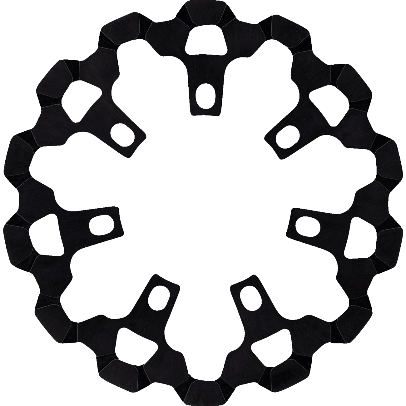 LYNDALL RACING BRAKES LLC Brake Rotor Front 11-13/16" Black 3621