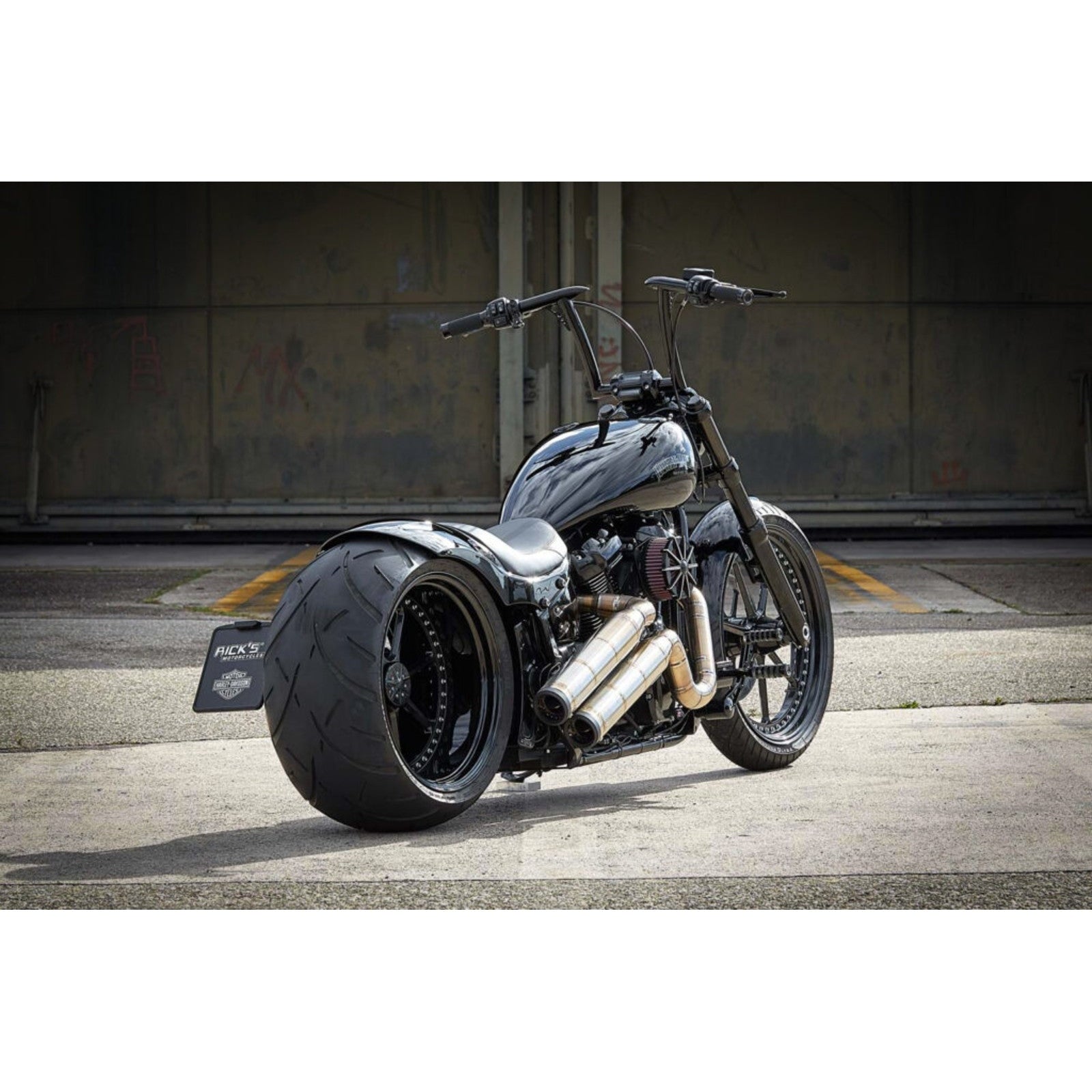 Ricks Single Sided Swingarm Softail 2018+ / Wide