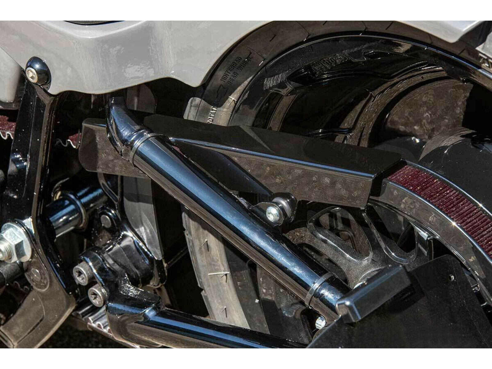 Rick's Belt Guard Gloss Plain - Softail 18-up