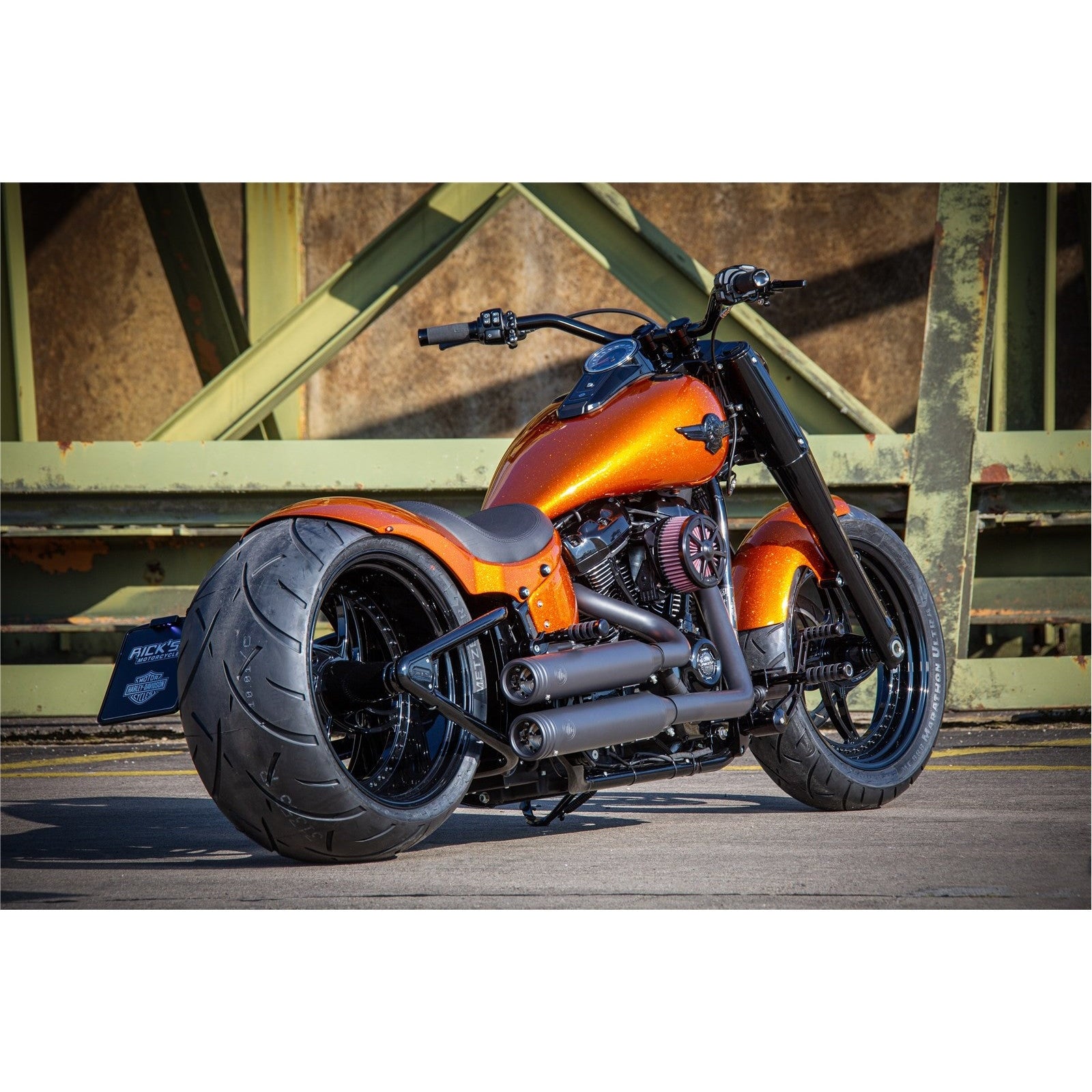 Ricks Wide Wheel Swingarm Softail 2018+