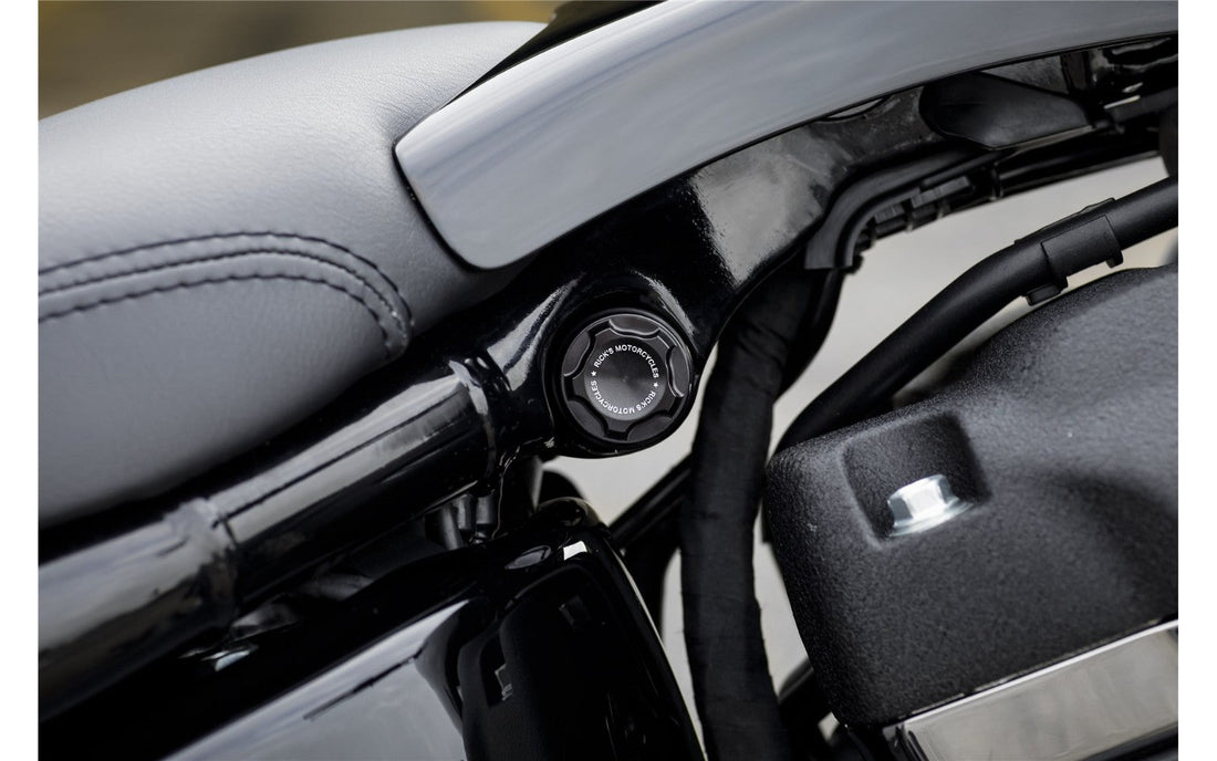 Rick's Shock Absorber Nut Cover Premium - Softail 18-up