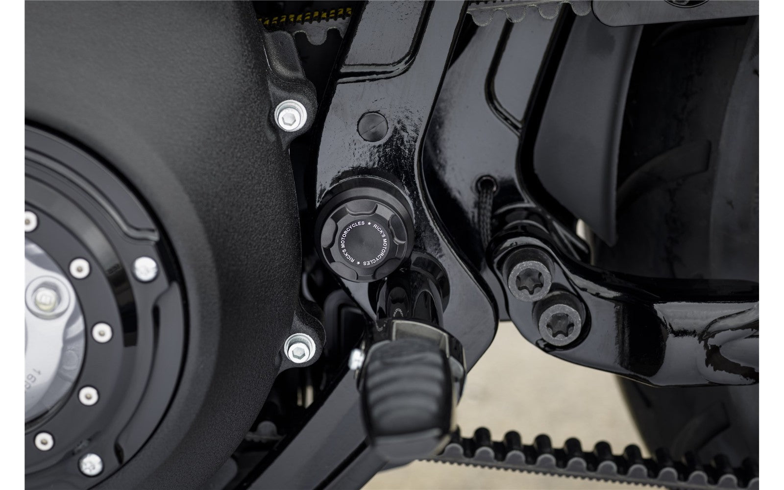 Rick's Swingarm Axle Cover Premium - Street-Bob / Slim etc 2018-up