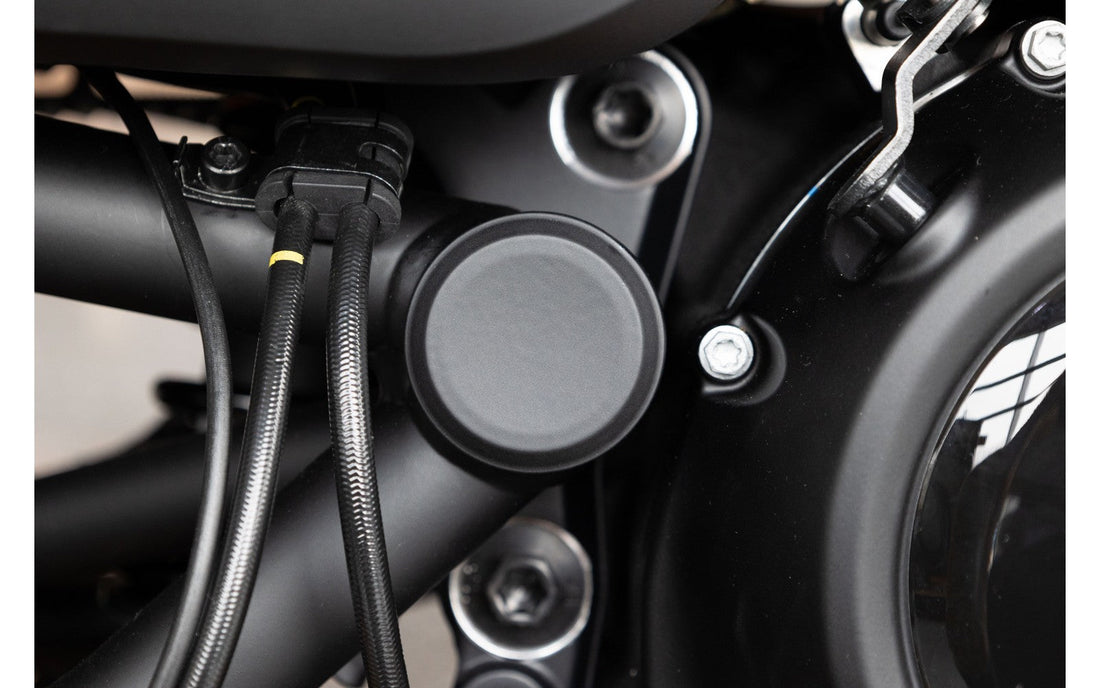 Rick's Swingarm Axle Cover Set - Sportster S 21-up