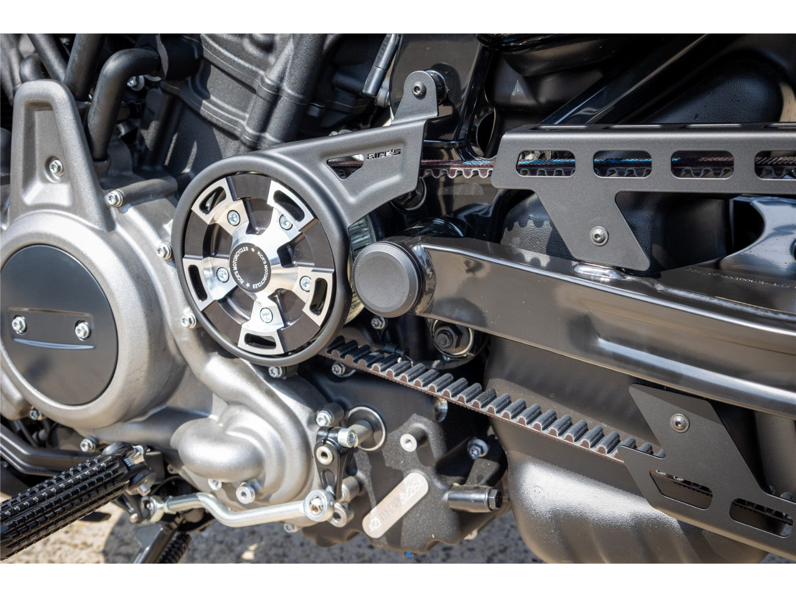 Rick's Swingarm Axle Cover Smooth - Nightster 22-up