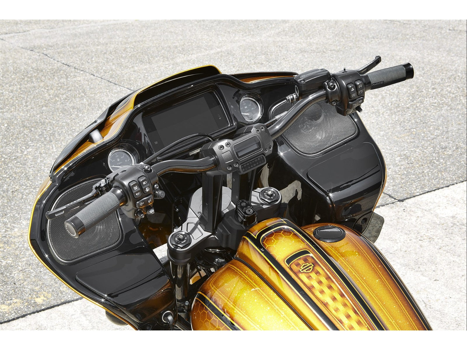 Rick's 11.5" Clubstyle Riser Set For Digital Speedo - Road Glide 14-23