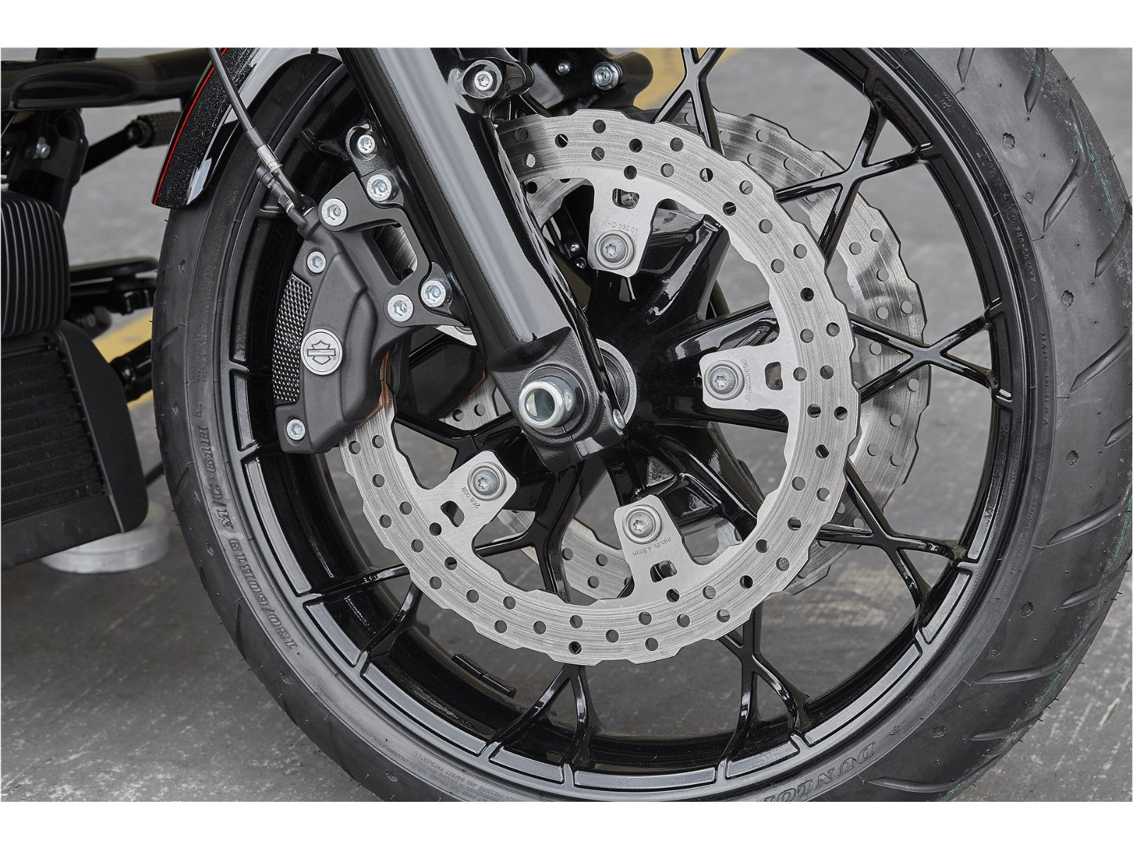 Rick's Front 14"/355mm Wave Brake Rotor - Touring 24-up