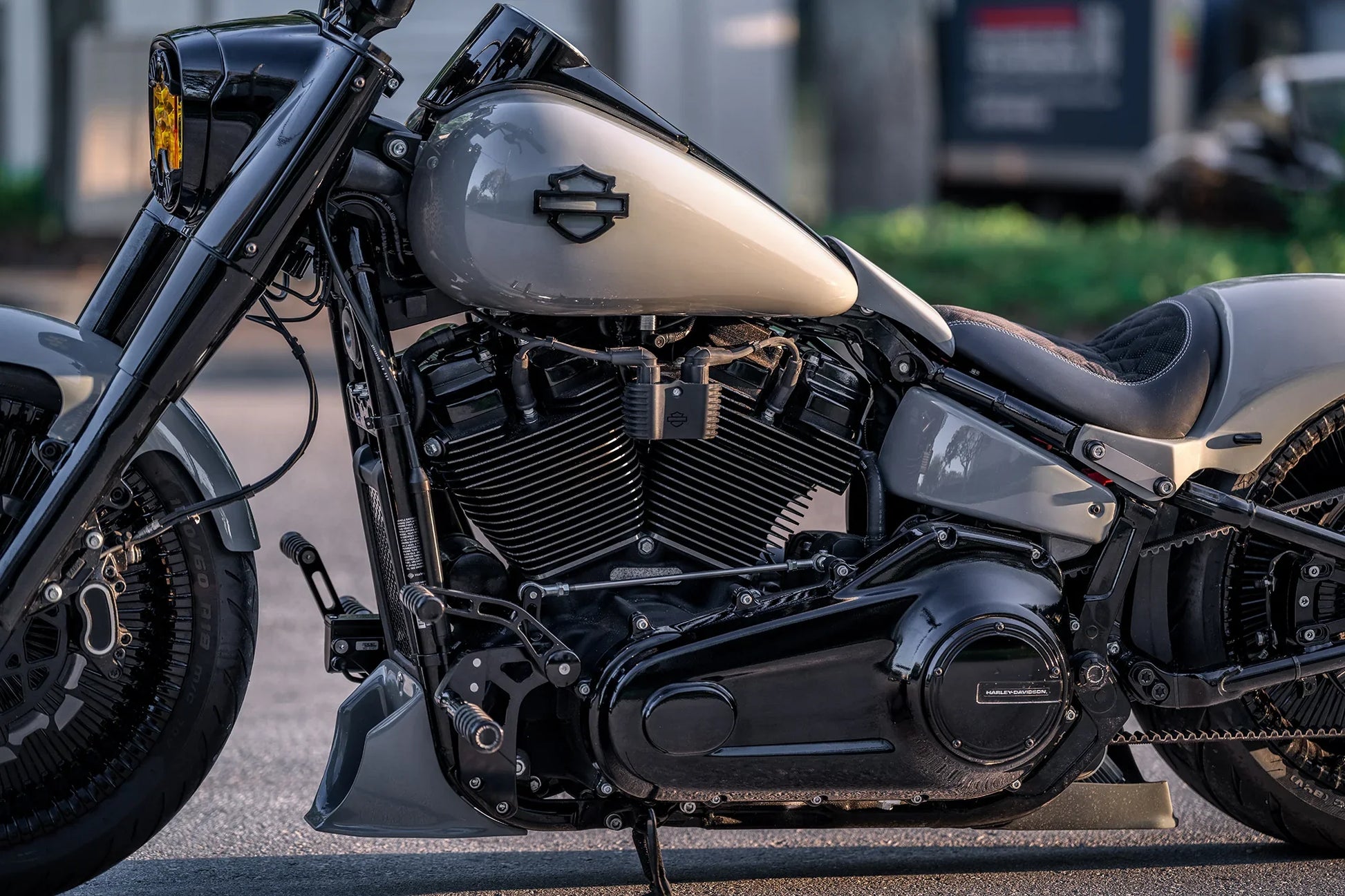 Rick's Forward Controls "O-Ring" +4in Black - Softail 18-up