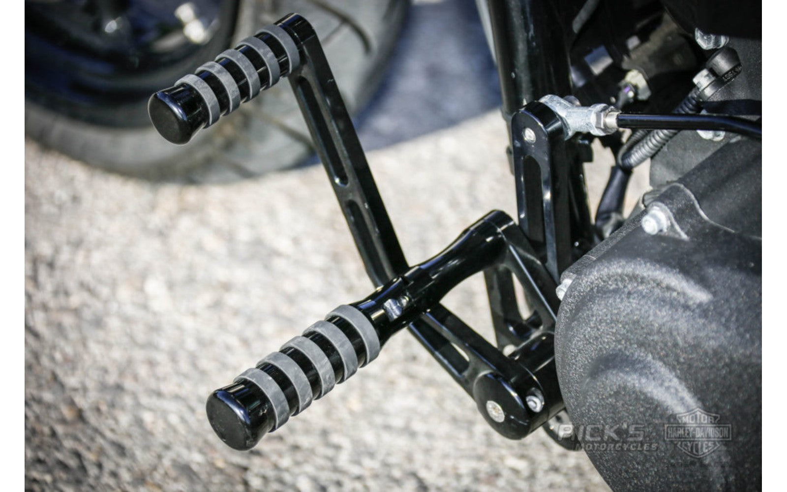 Rick's Forward Controls "O-Ring" +2.5in Polished - Dyna 06-17