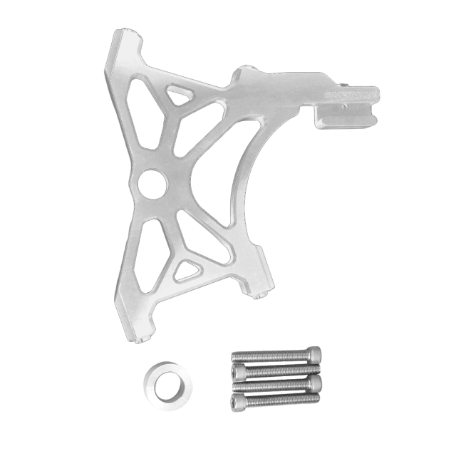 Raceworks Dual Rear Radial Caliper Mount 108MM (Dyna 2000+) Raw