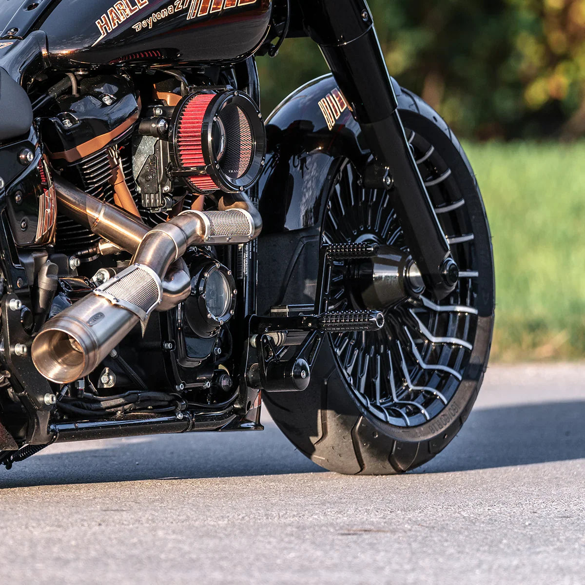 Rick's Forward Controls "AK4.7" OEM Black - Softail 18-up