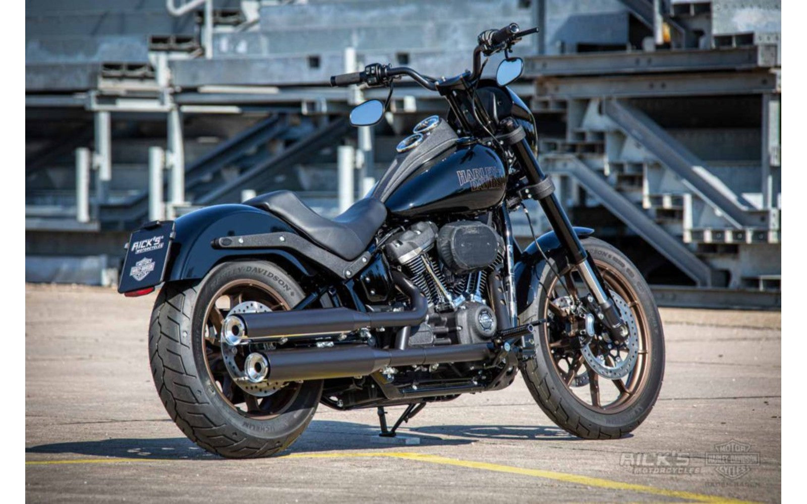 Rick's License Plate Base Plate with 3-1 Indicator - Universal