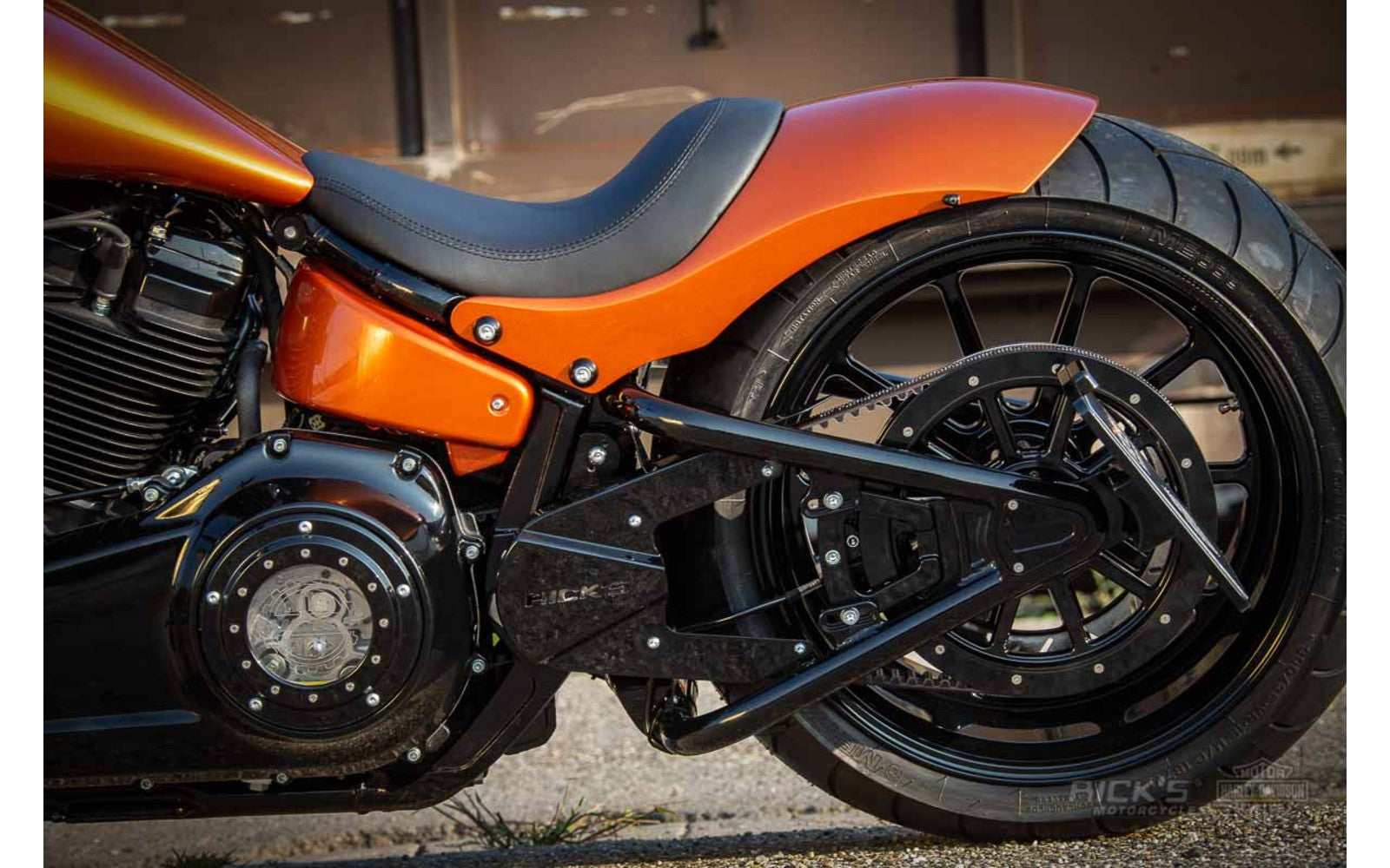 Rick's Steel Rear Fender 300 Tire - Softail Narrow 18-up