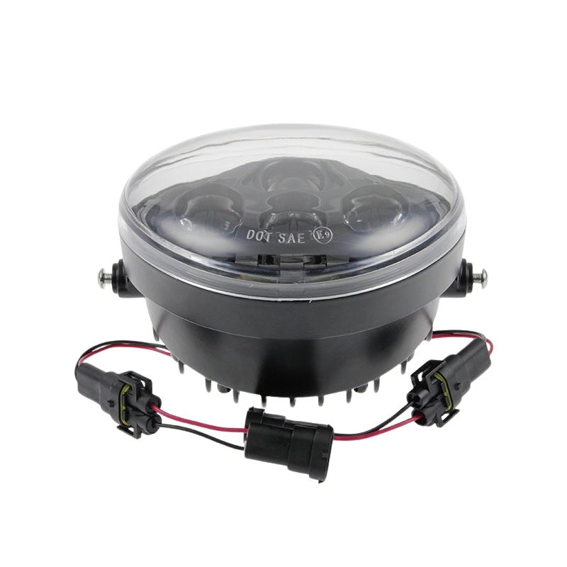 LED headlight Daymaker, black suitable for Harley-Davidson models: VRSC V-Rod & Night Rod Special