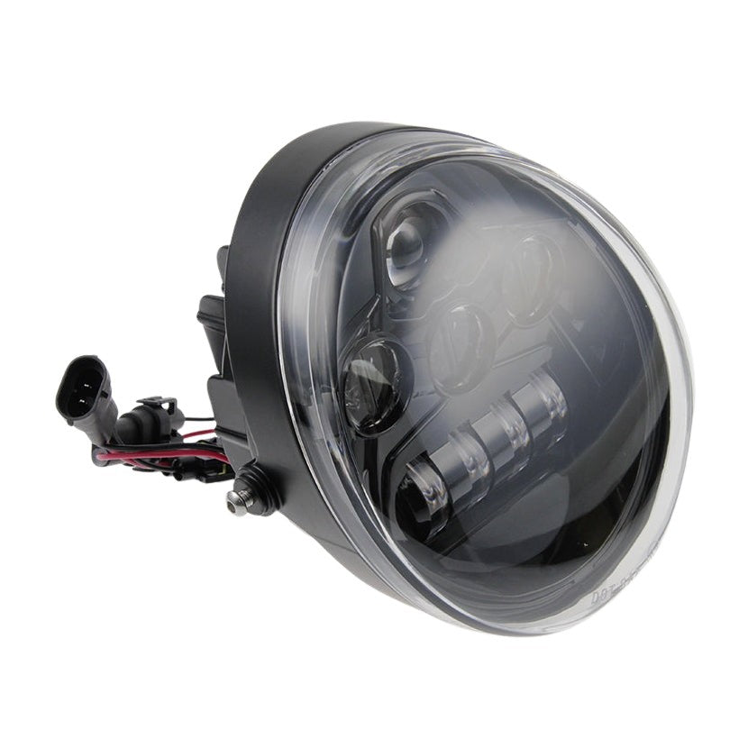 LED headlight Daymaker, black suitable for Harley-Davidson models: VRSC V-Rod & Night Rod Special
