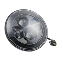 Cult-Werk 7" LED headlight, black Touring