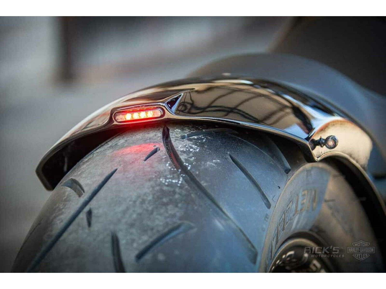 Rick's 180 Steel Rear Fender - Softail Narrow 18-up