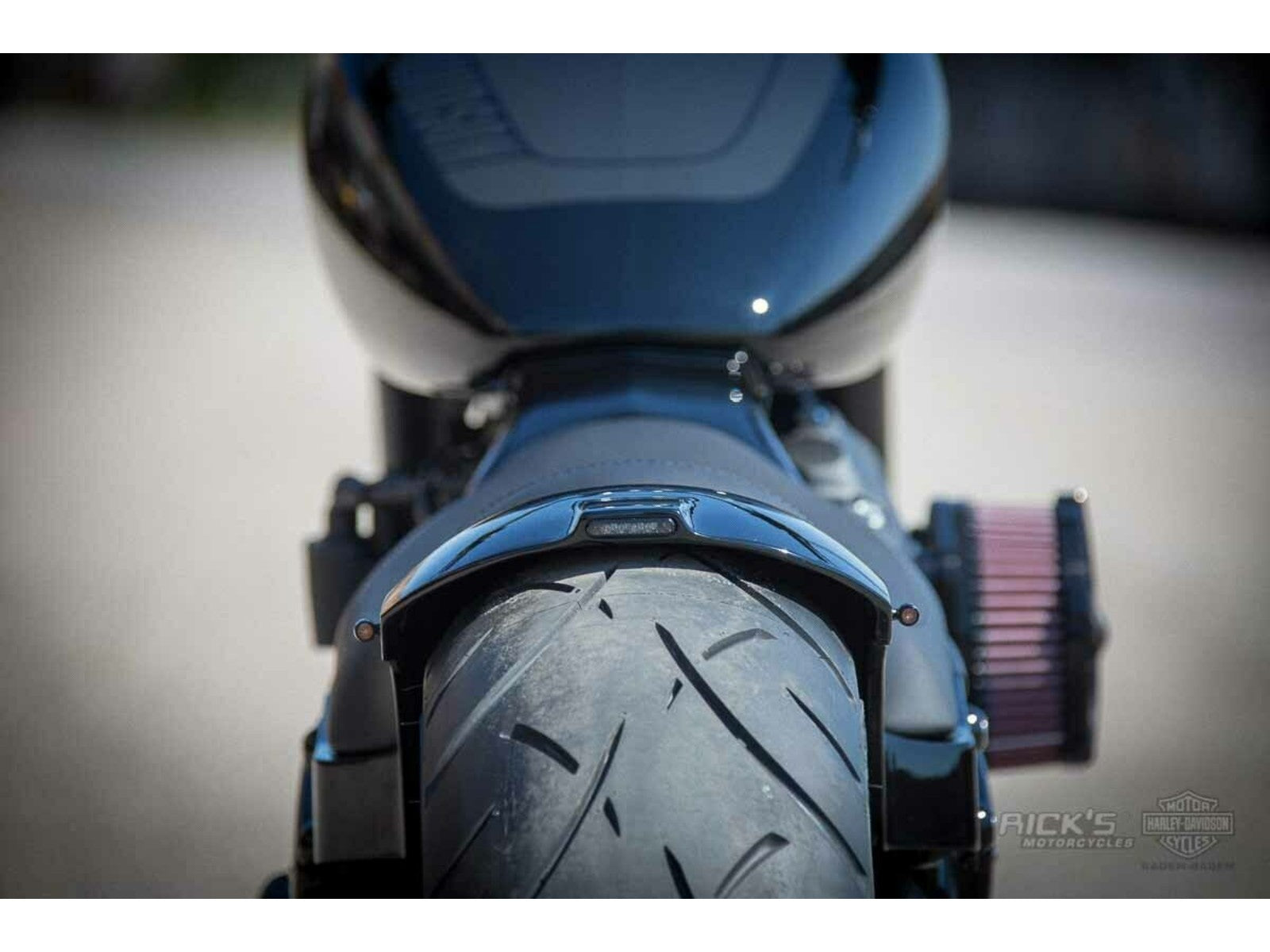 Rick's 180 Steel Rear Fender - Softail Narrow 18-up