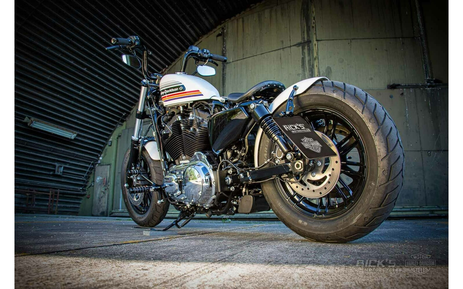 Rick's Steel Rear Fender "Bobber" - Sportster 10-up