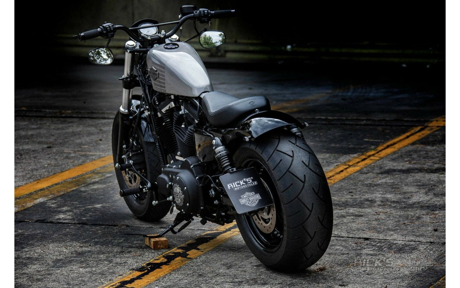 Rick's 1" Handlebar "Dirt Track"  Matte Black