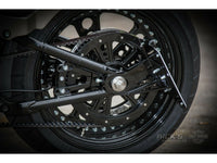 Rick's Side License Plate Bracket / Gloss Black - Softail 18-up