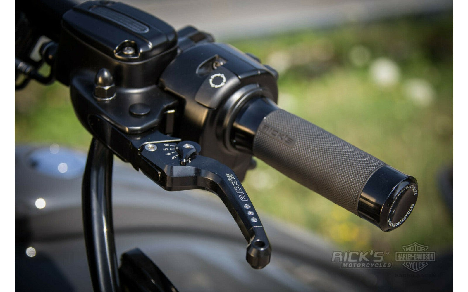 Rick's Adjustable Levers Set "Good Guys" Black - Touring 17-20