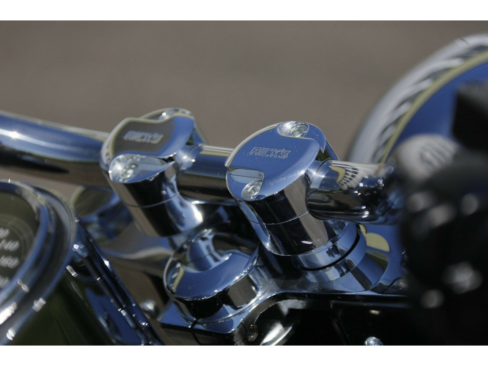 Rick's 32mm Bar Risers "Classic" Polished