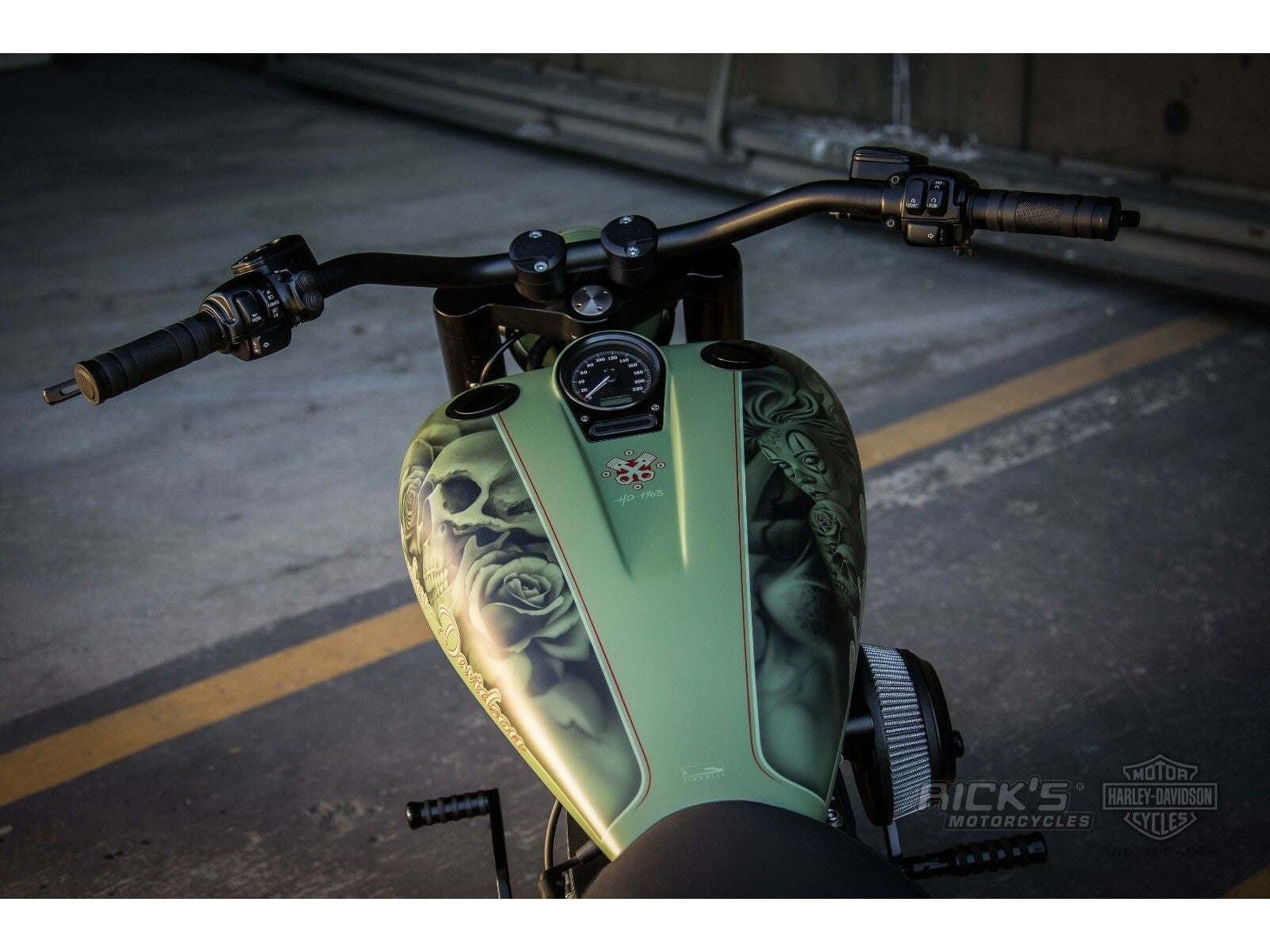 Rick's 25.4mm Bar Risers "Classic" Polished