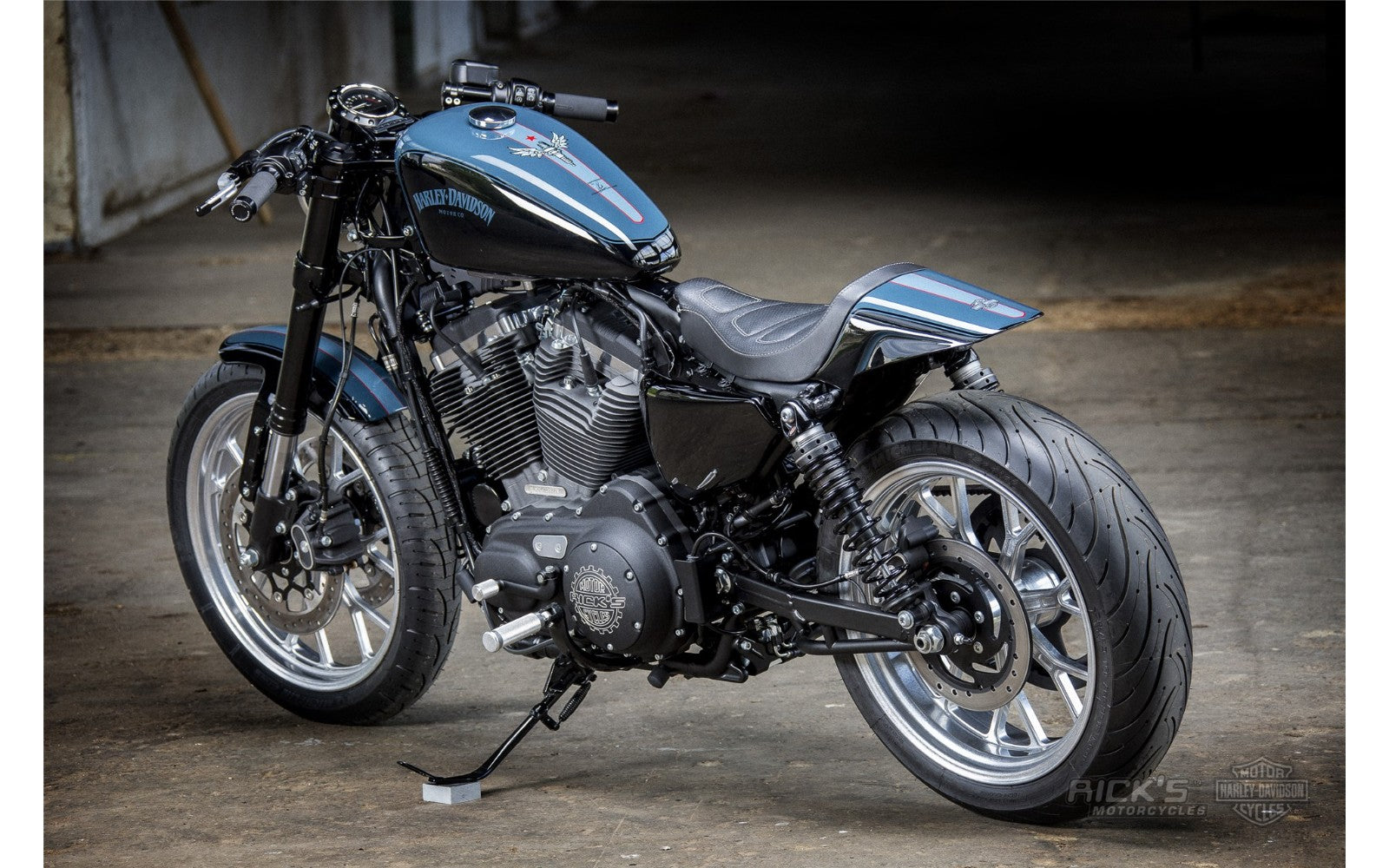 Rick's Rear Fender "Raceline" - Sportster XL 10-up