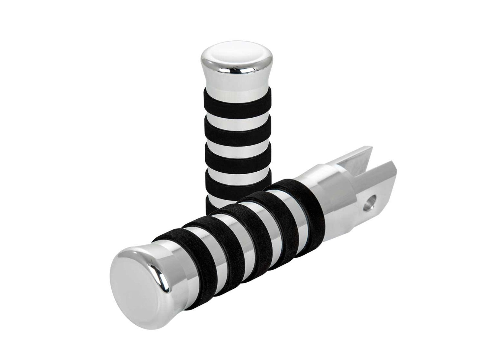 Rick's Footpegs "O-Ring" Polished - Softail 18-up / Sportster S - Nightster