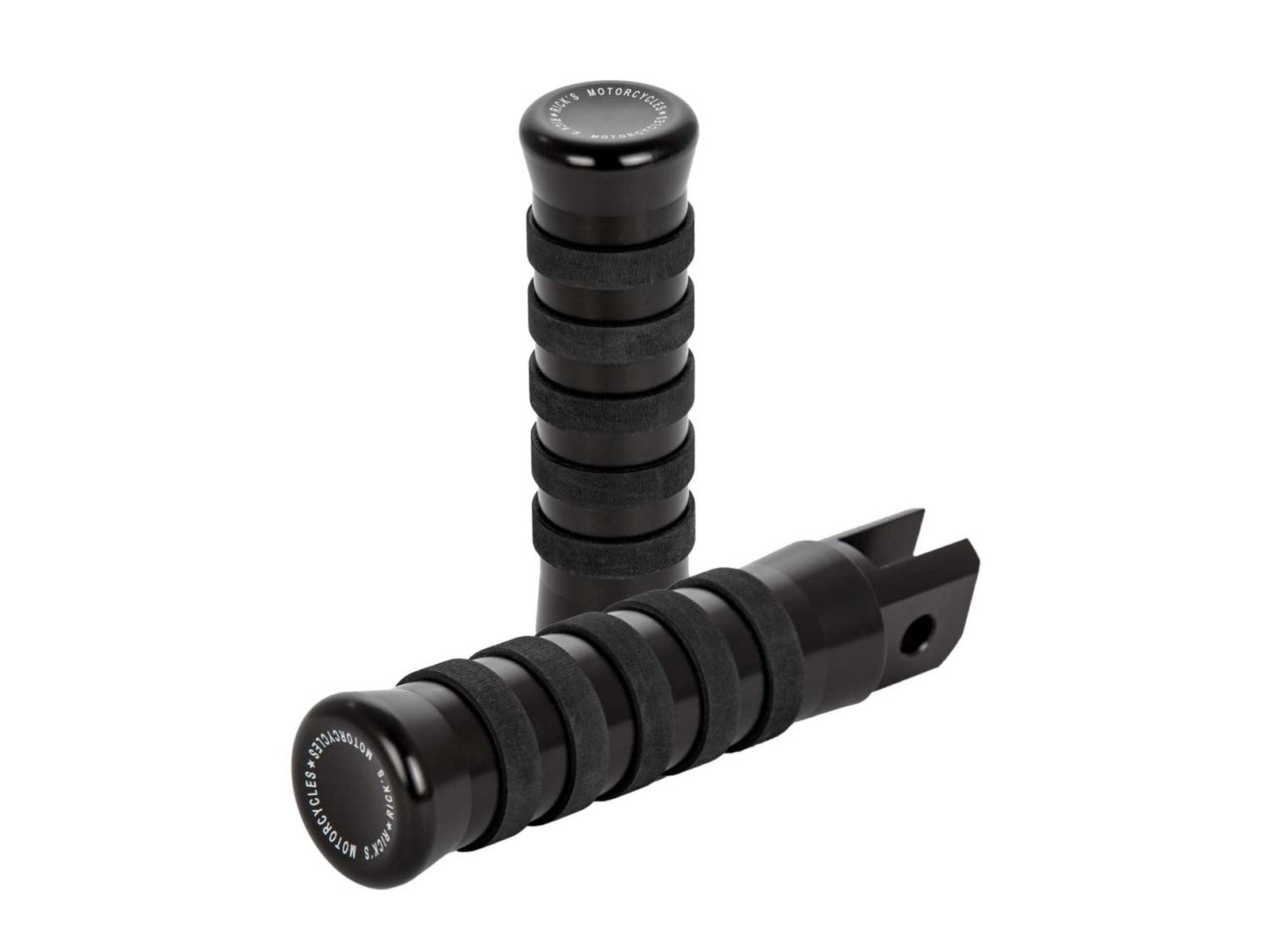 Rick's Footpegs "O-Ring" Black - Softail 18-up / Sportster S - Nightster