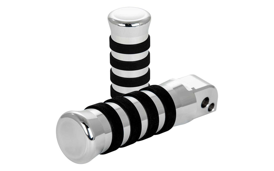 Rick's Passenger Pegs "O-Ring" Polished - Softail 18-up