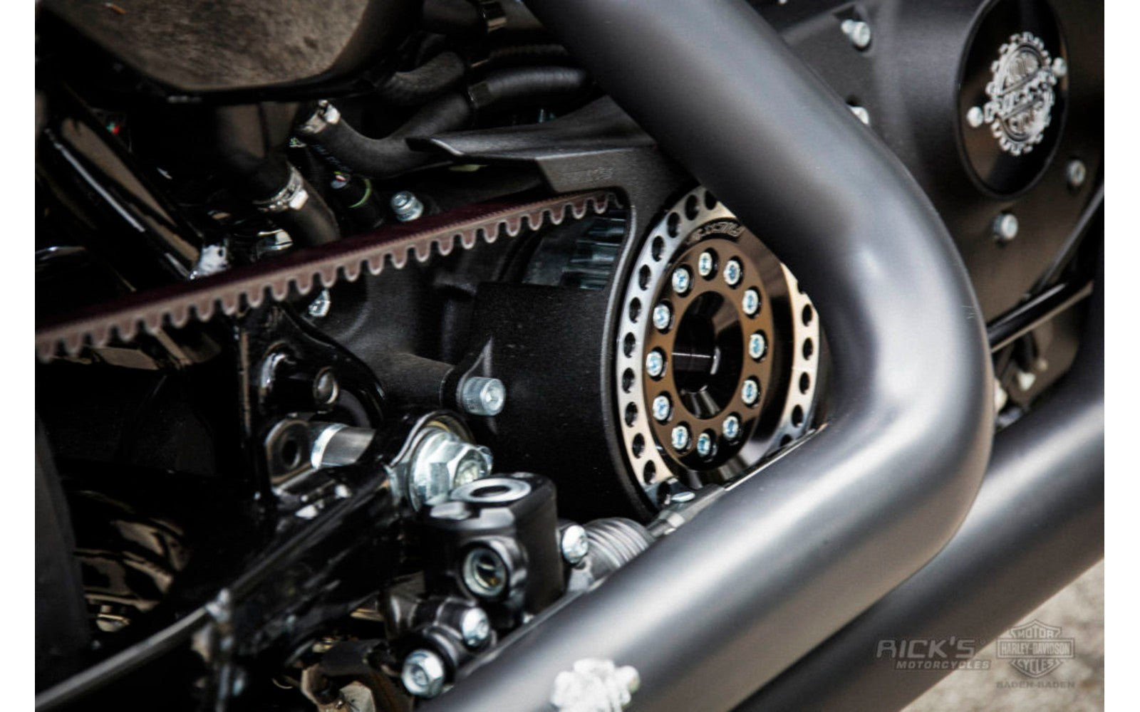 Rick's 17mm Offset Sprocket Cover - Sportster 09-up