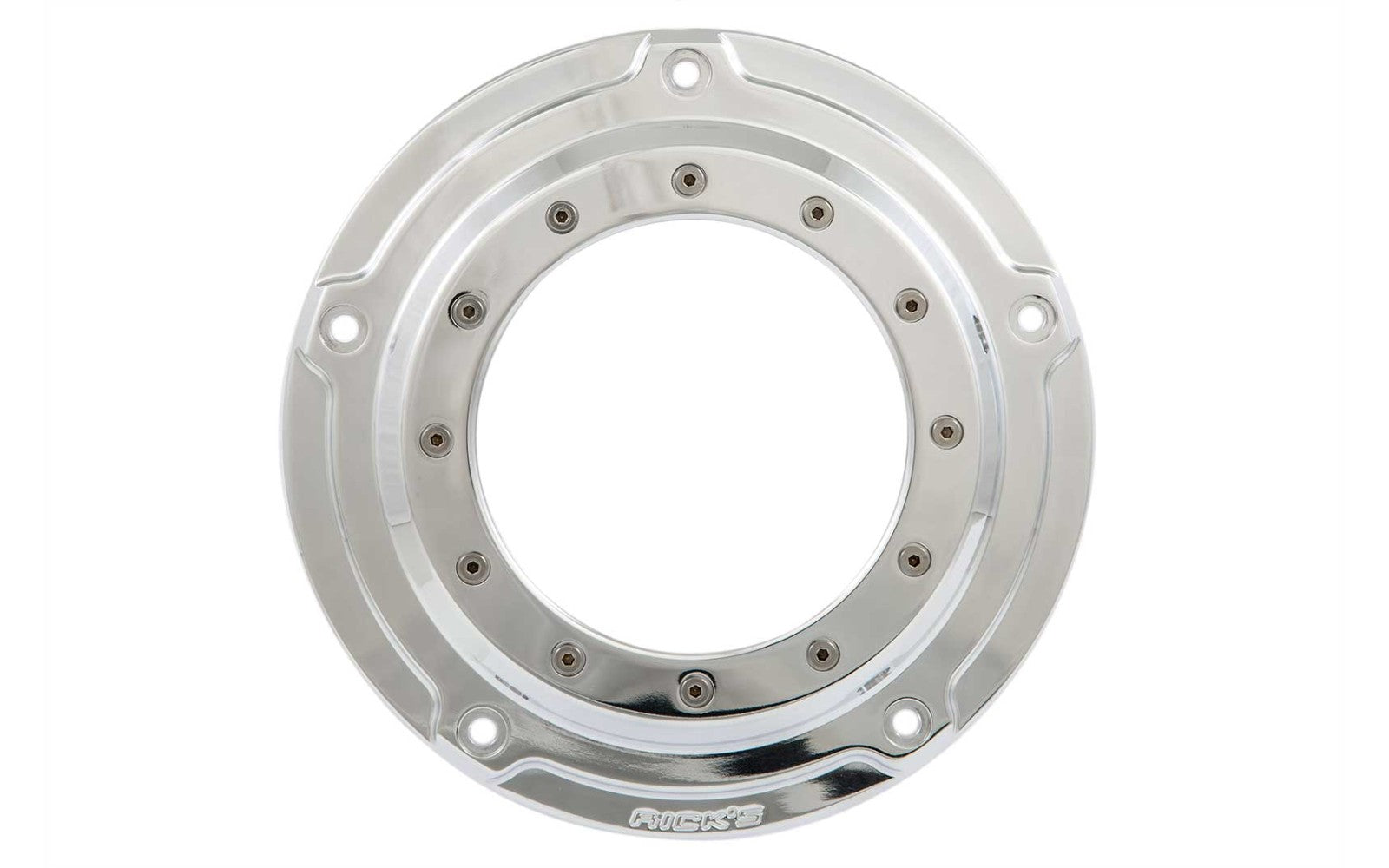 Rick's Derby Cover "Bullauge" Polished - Softail 19-up